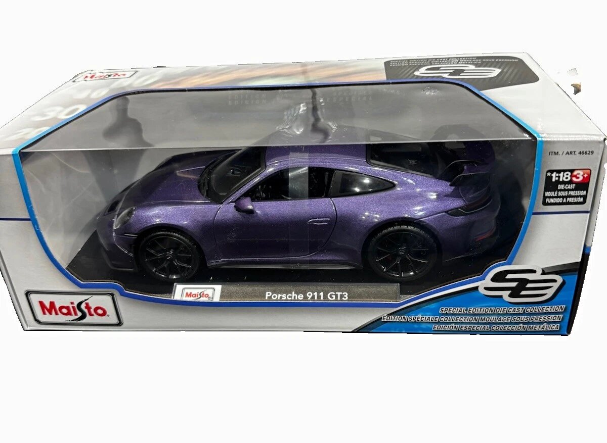 Vehículo A Escala 1:18 Coleccionable Porsche 911 Gt3 Maistro 3+
