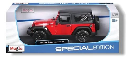 Vehículo A Escala 1:18 Coleccionable 2014 Jeep Wrangler Maistro 3+
