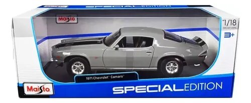Vehículo A Escala 1:18 Coleccionable 1971 Chevrolet Camaro Maistro 3+