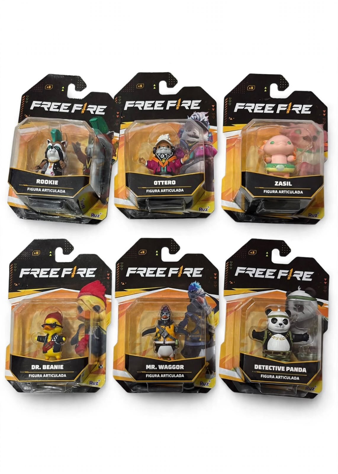 Figura Free Fire Individual, Mascotas Diferentes Modelos