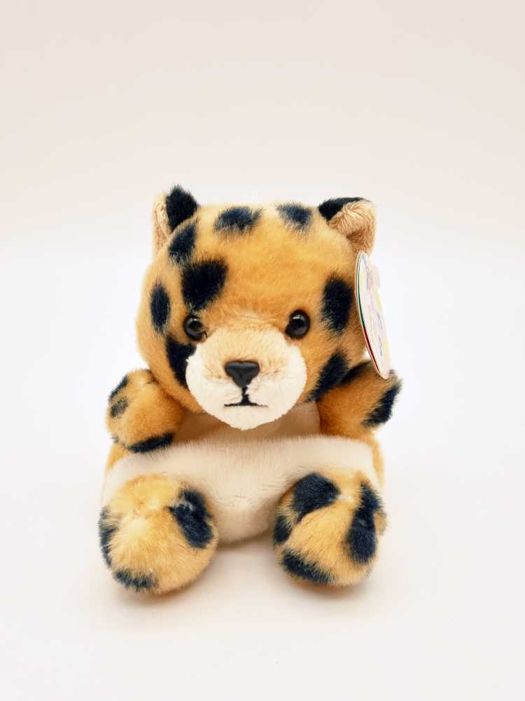 Leopardo Chutney Cheetah Peluche Palm Pals by Aurora, Original 5 Pulgadas