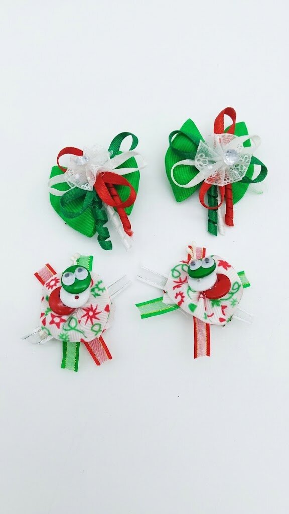 Broches Mini Para Cabello Colores Patrios
