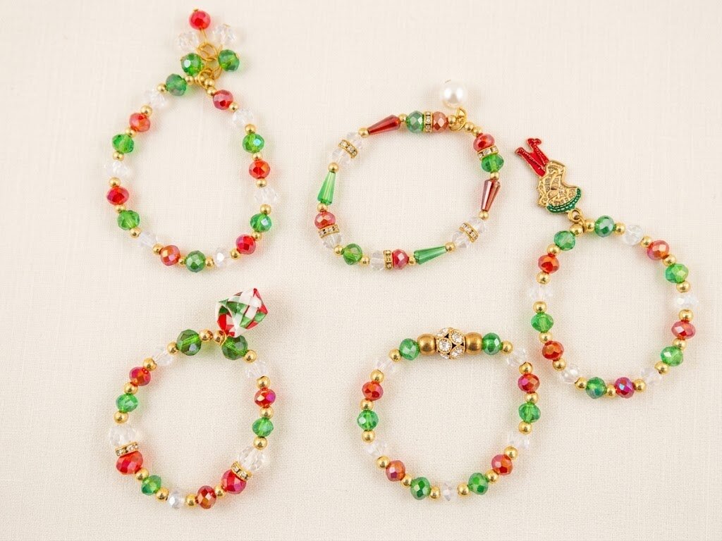 Pulseras de Brillantes Tricolor con colores y dijes patrios