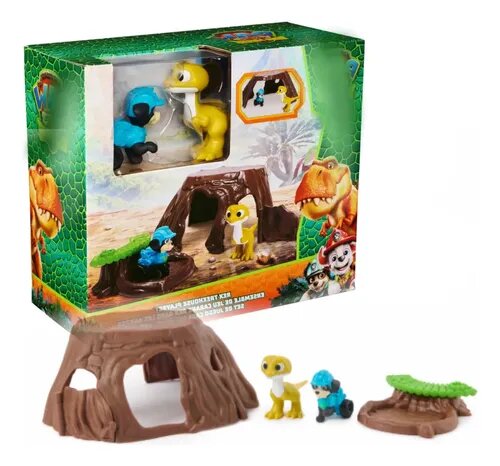 Paw Patrol Casa del Árbol de Rex Set con Figuras Coleccionables
