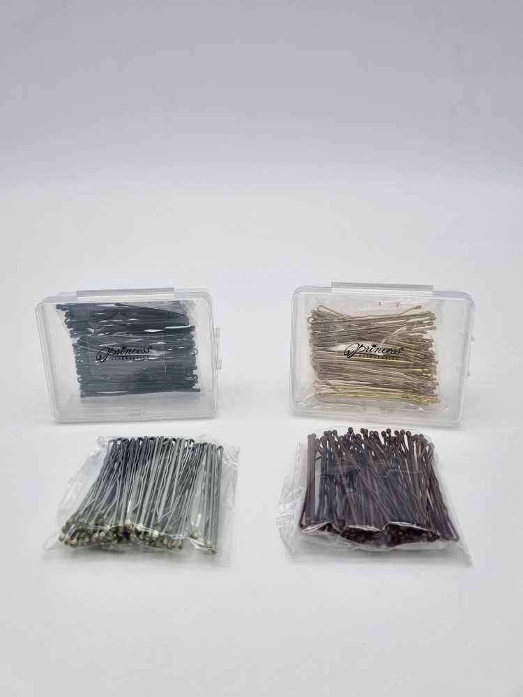 Pasadores Metálicos para Cabello, Caja 50 Piezas, Varios Colores