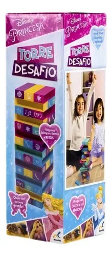 Torre Desafío Disney Juego De Mesa Princesas Novelty 3+