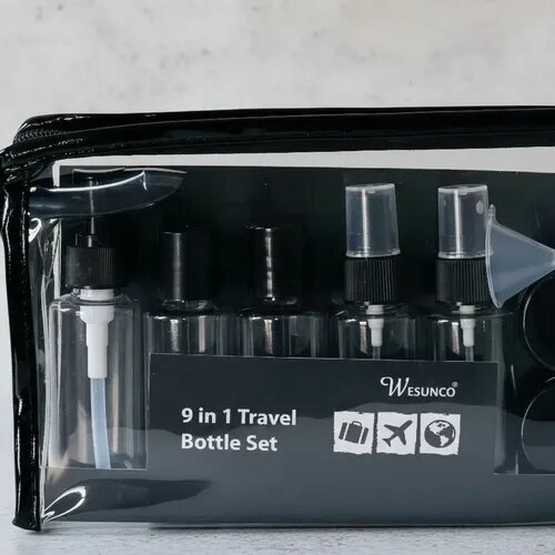 Recipiente flexible para viaje, recipiente práctico para llevar shampoo, jabón y más…