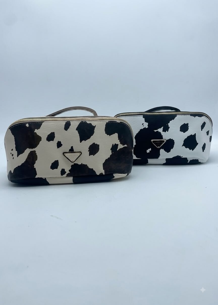 Cosmetiquera Organizadora Animal Print Para Maquillaje Y Viaje Unibella