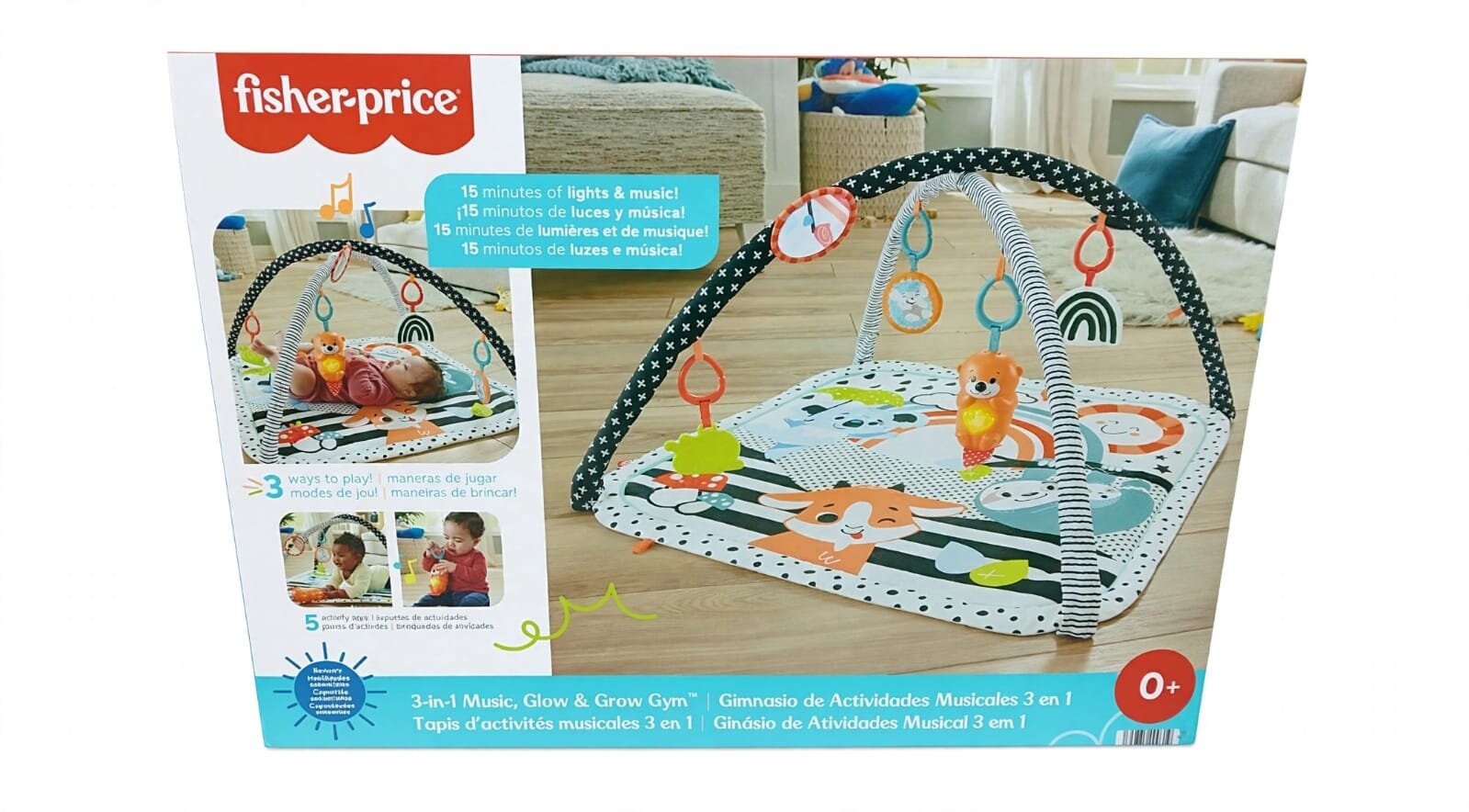 GIMNASIO DE ACTIVIDADES MUSICALES 3 EN 1 FISHER-PRICE DIFERENTES MODELOS