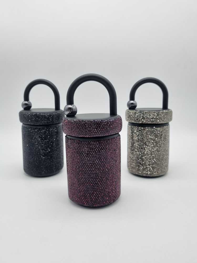Termo Portátil Brillante con Agarradera Superior, Capacidad 300 ml, Varios Colores