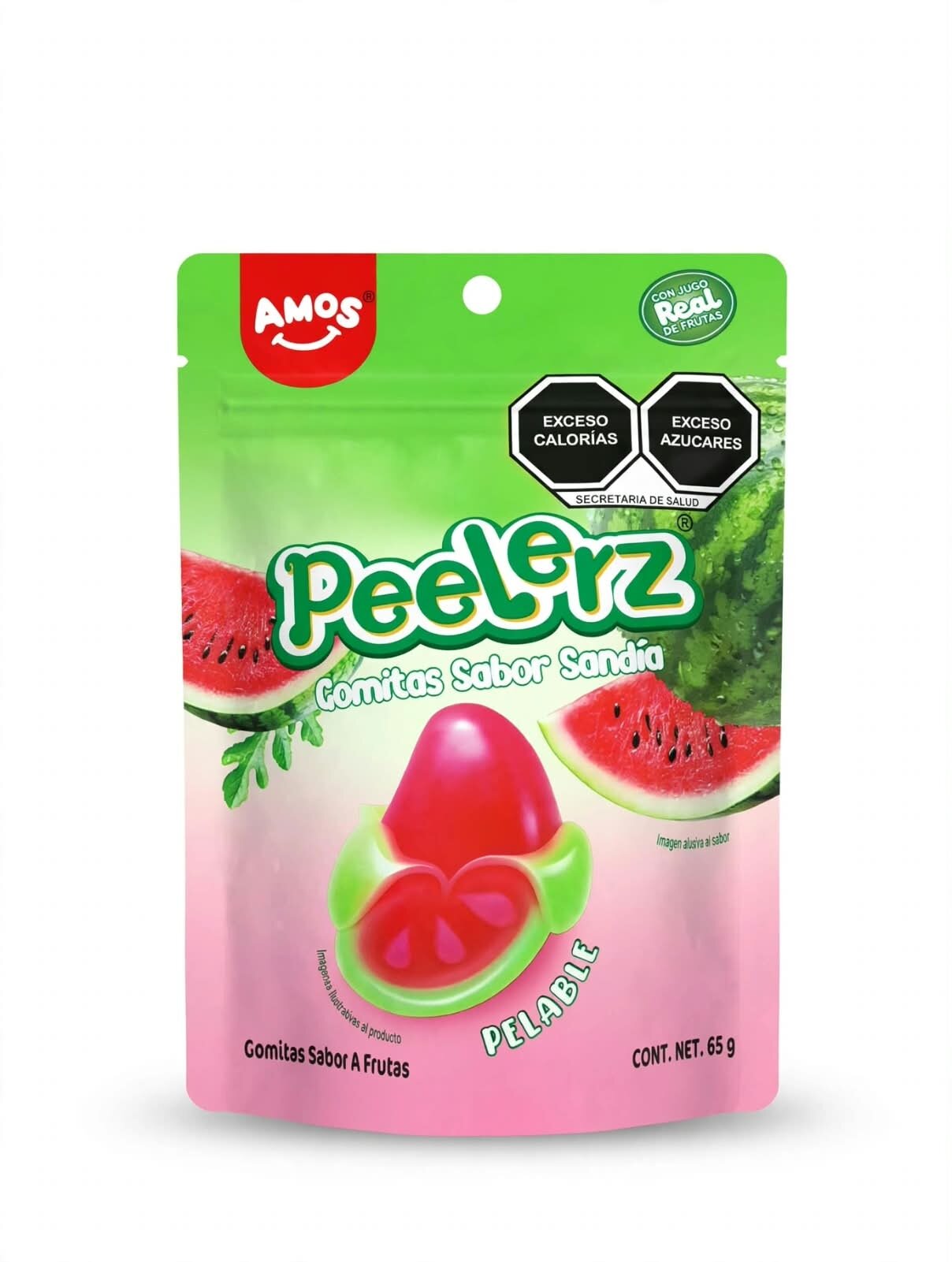 Gomitas Pelables Peelerz de Amos, Varios Sabores — 65 g