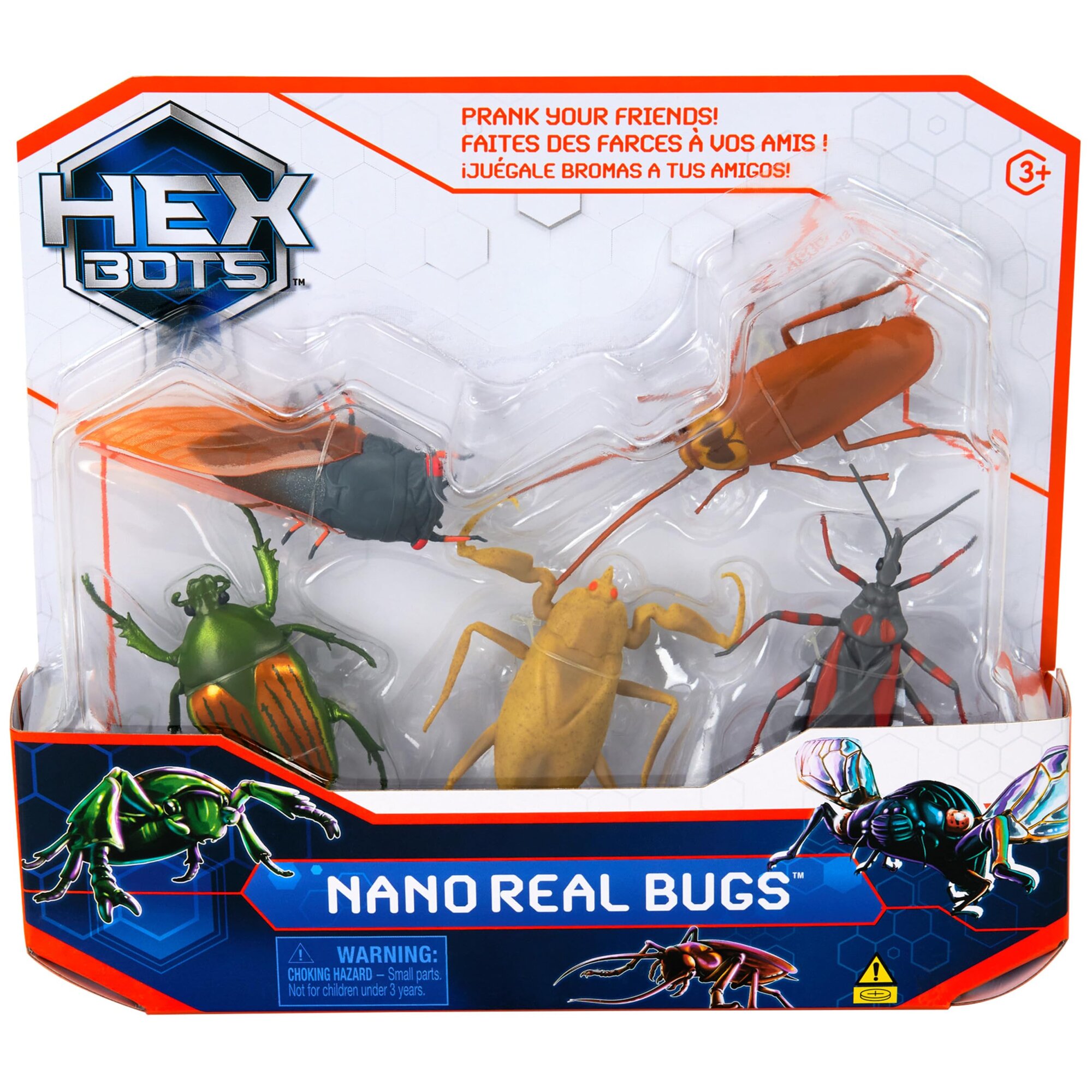Insectos Electrónicos Nano Real Bugs Paquete con 5 Piezas 3+