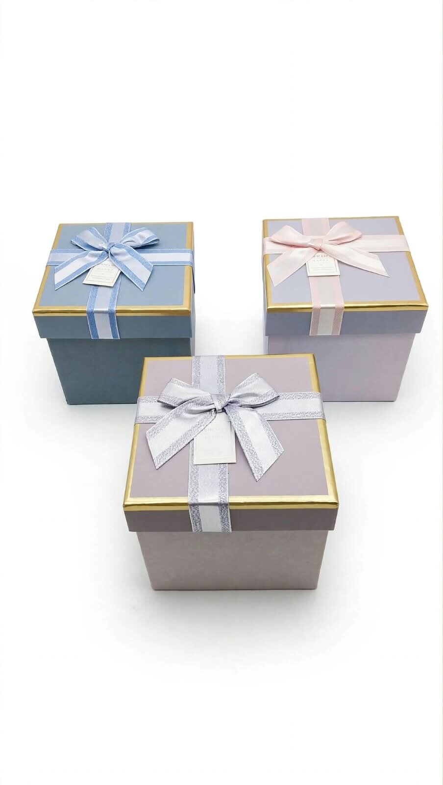 CAJA DE REGALO CUADRADA CUBO, DIFERENTES COLORES