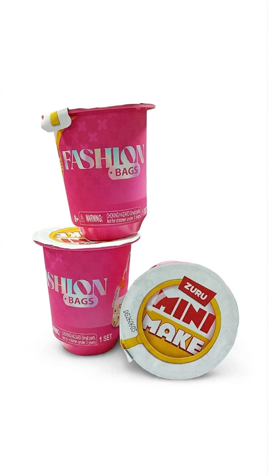 Bolsa Sorpresa Mini Fashion Bags en Vaso Rosa 6+