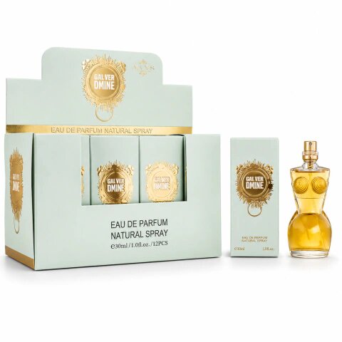 Perfume De Bolsillo Para Dama Gall Teer Dmine, Dupe De Gaultier Divine 30 Ml