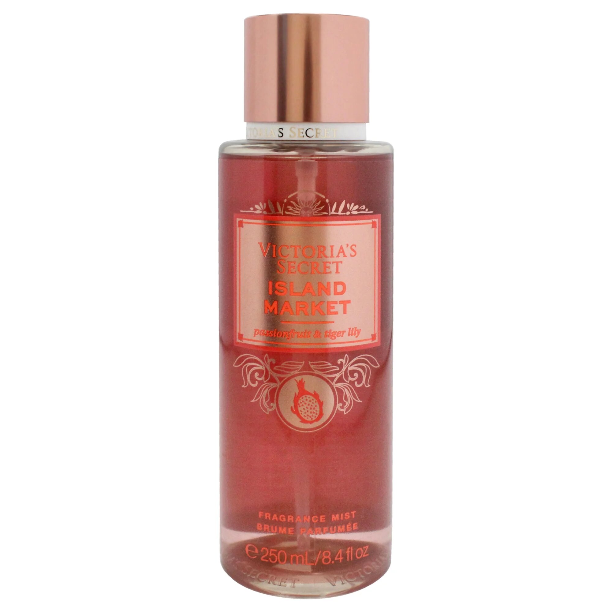 Perfume  Love  Morado con glitter, marca Vía Pinky, 250ml, fragance mist