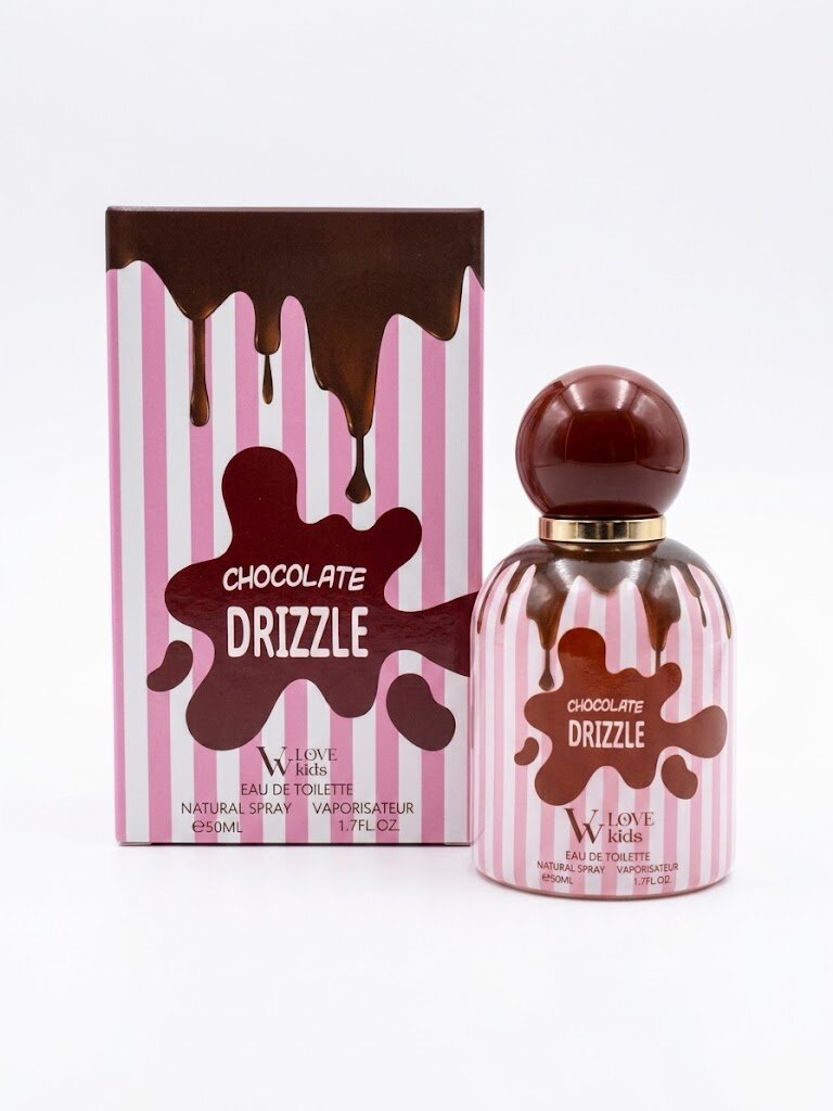 PERFUME DE BOLSILLO LOVE KIDS CHOCOLATE DRIZZLE 50 ML, DUPE TUBBEES DE SU LINEA DE POSTRES Y DULCE