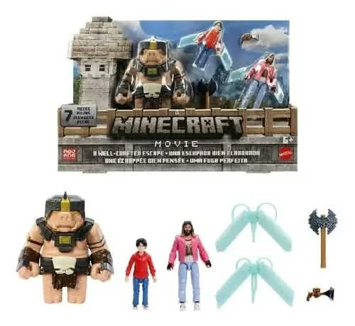 Minecraft Movie Figuras de Acción 7 Piezas Mattel 6+