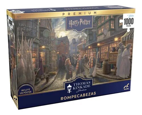Rompecabezas Harry Potter Callejón Diagon 1000 Piezas Thomas Kinkade Novelty 10+