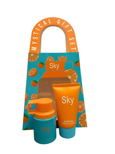 PERFUME DE BOLSILLO 30 ML Y GEL DE DUCHA 60 ML, MISTICAL GIFT SET SKY