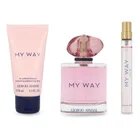 Perfume Armani My Way, Set 3 Piezas, Perfume 90 Ml / 10 Ml, Perfume Corporal Hidratante 50 Ml