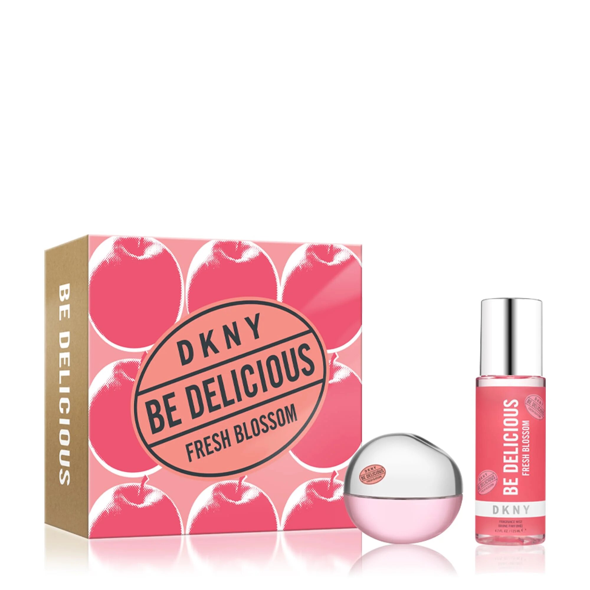 Perfume Dkny Be Delicious Fresh Blossom, Set Eau De Parfum 30 Ml, Mist Brume 125 Ml Para Dama