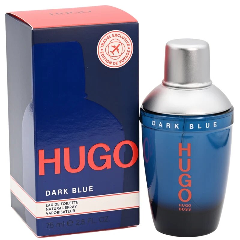 Perfume Hugo Dark Blue Eau De Toilette 75 Ml Caballero