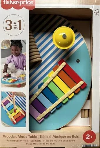 MESA MUSICAL FISHER-PRICE 3 EN 1, IDEAL PARA 2+