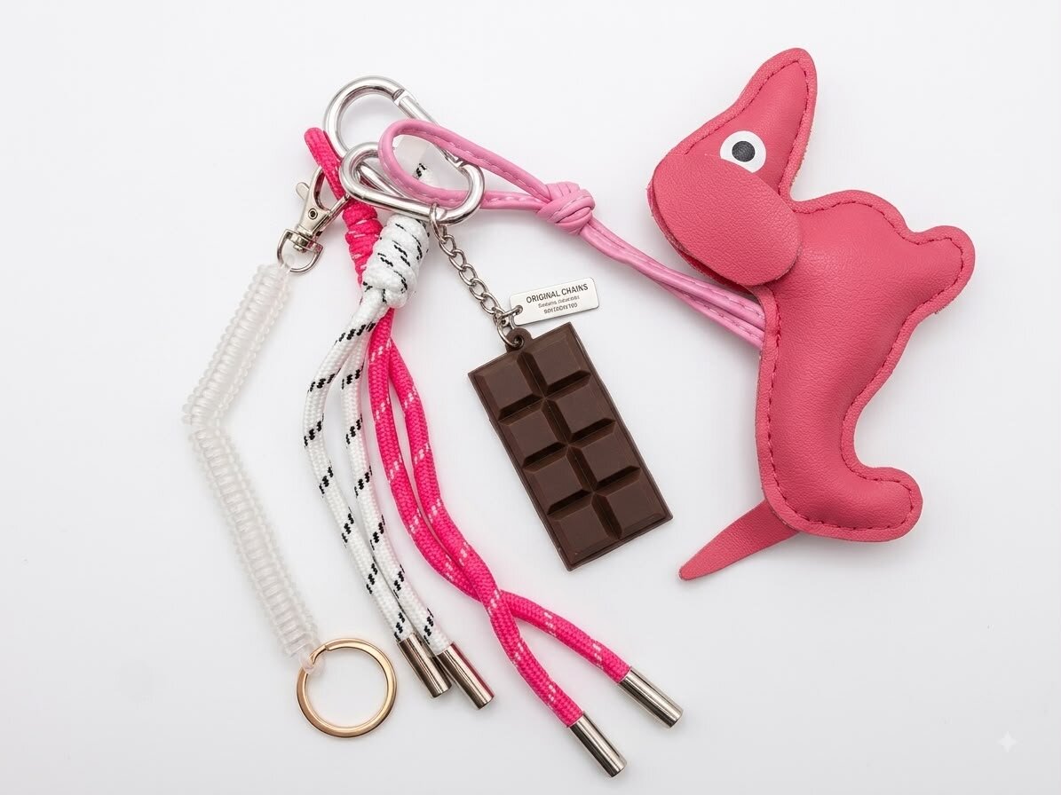 Llavero Charm Colgante De Perro Salchicha Para Bolsa Unibella Colores Surtidos