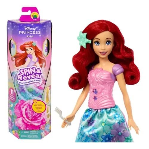 MUÑECA DISNEY PRINCESS SPIN & REVEAL, MATTEL