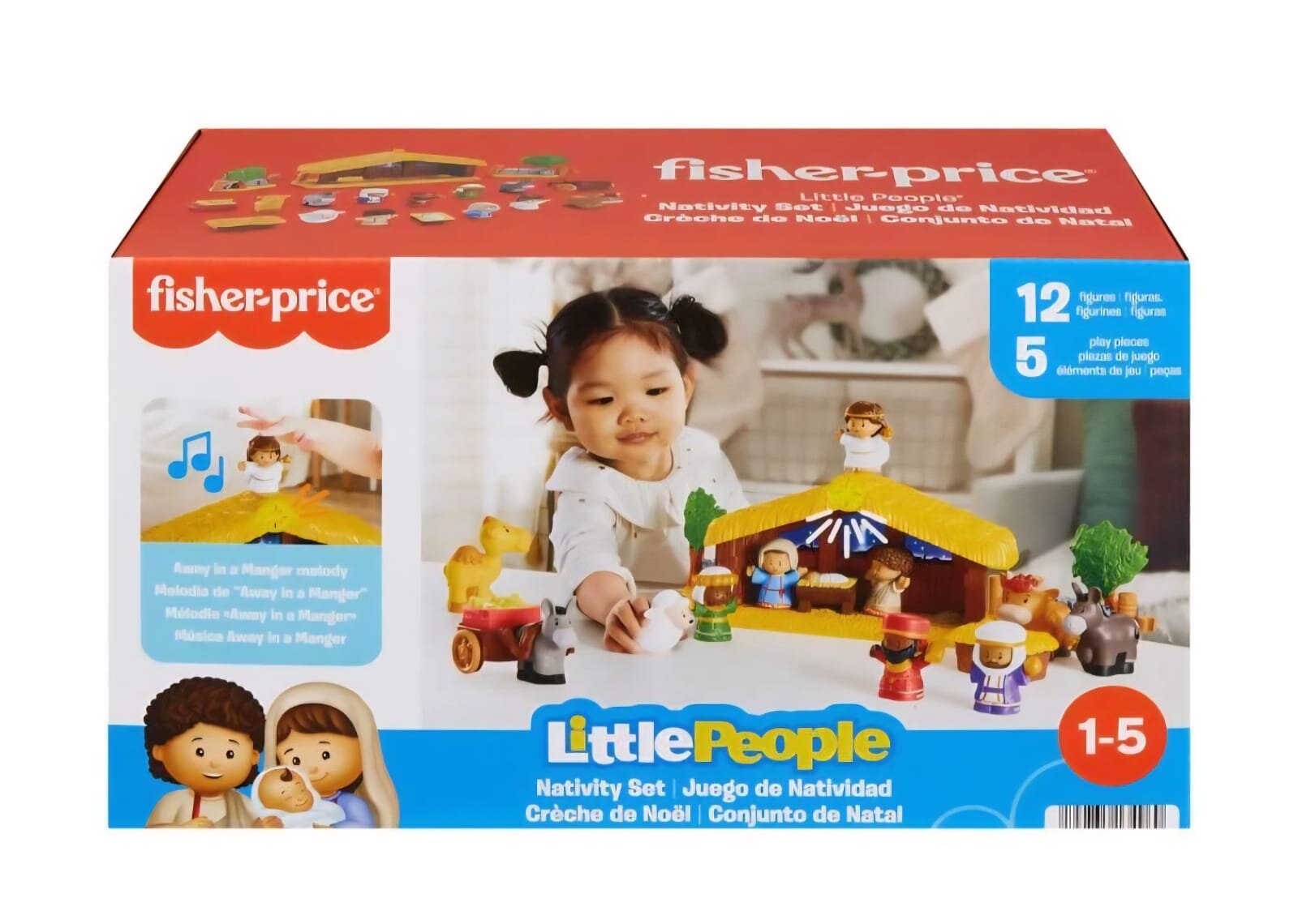NACIMIENTO DE NAVIDAD, LITTLE PEOPLE, FISHER-PRICE, 18 PIEZAS
