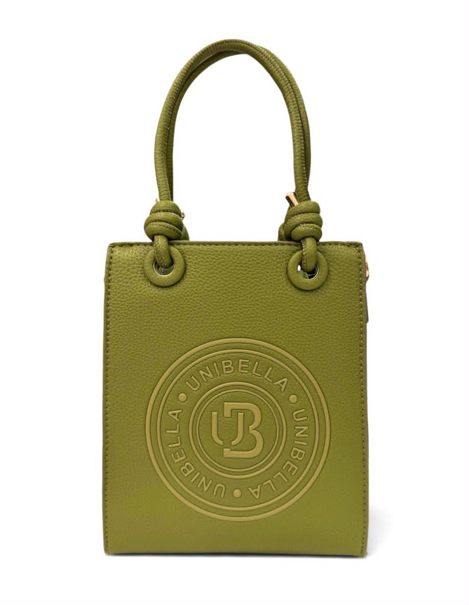 BOLSO DE MANO CON NUDOS DECORATIVOS EN LAS ASAS UNIBELLA COLORES SURTIDOS